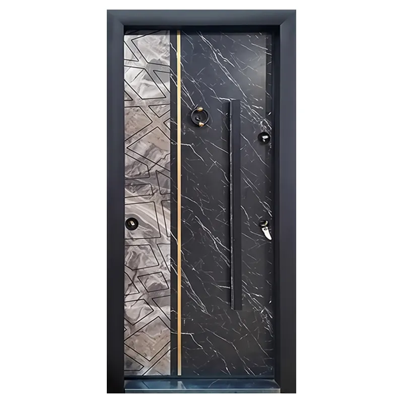 AL-DABBABA DOORS 2259 BLACK STANLESS